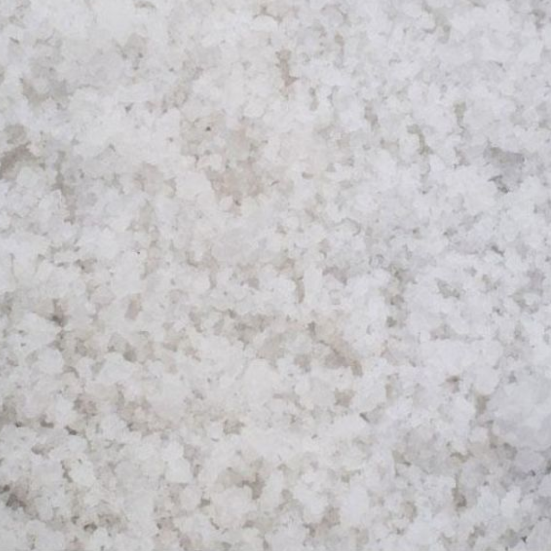 White rock salt for melting ice
