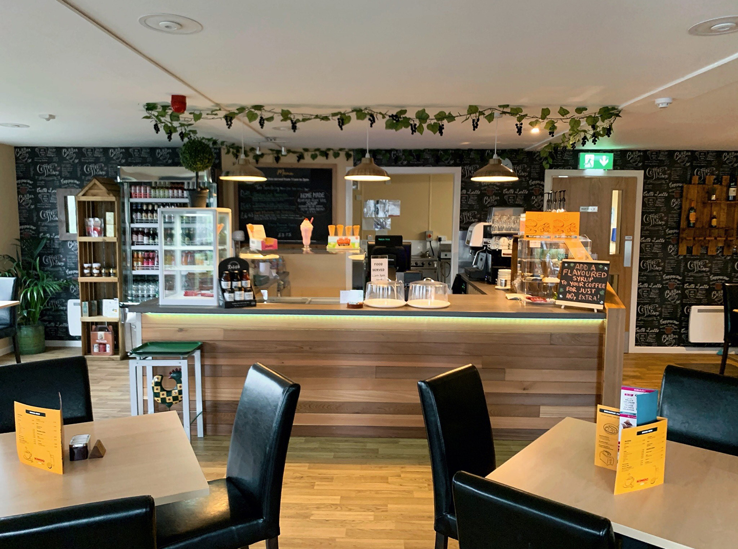 Heaton Fold Garden Centre café with Kalea Plus coffee machine