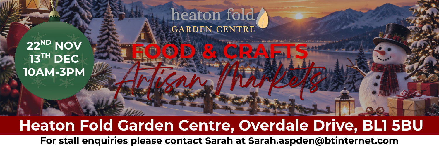 Christmas artisan markets. November 22nd and December 13th from 10AM-3PM.